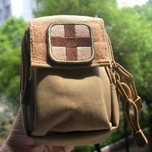 2 x 2 inch Hook & Loop Embroidered Red Cross Medic Patch for Bag Backpack First Aid Kit Pouch DIY Crafts Supplies