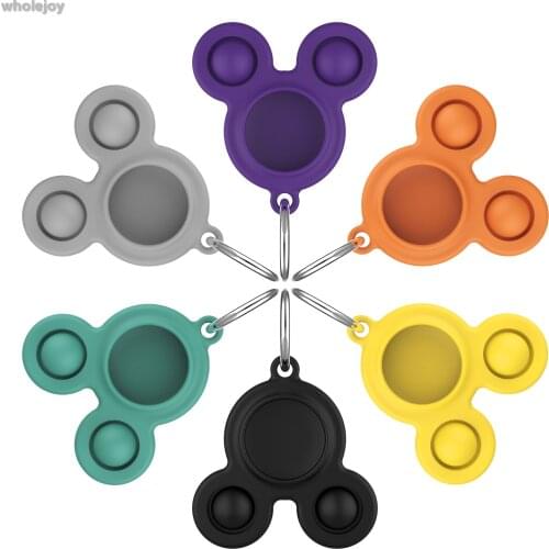 Silicone key ring decompression protection cover for airtag key positioning tracker protection cover
