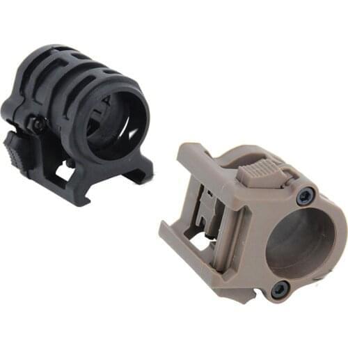 AIRSOFT AF CORE OPS BLACK RAIL 20MM SMALL HELMET TORCH MOUNT Free Shipping