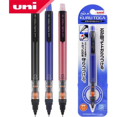 UNI M5-452 Kuru Toga 0.5mm Mechanical Pencils Refill can be rotated Activity pencils Office & School Supplies