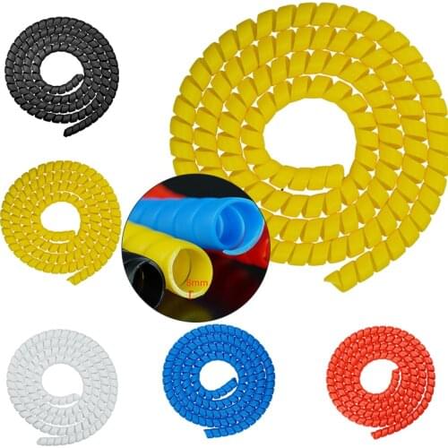1m Line Organizer Pipe Protection Spiral Wrap Winding Cable Wire Protector Cover Tube forXIAOMI M365/PRO Electric Scooters