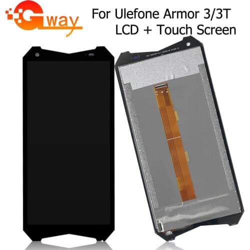 For Ulefone Armor 3 LCD Display And Touch Screen Assembly For Ulefone Armor 3T lcd Phone +Tools And Adhesive