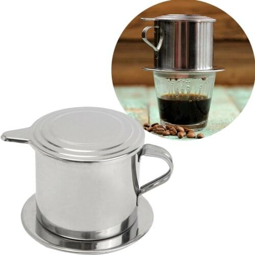 1 Set Portable Coffee Drip Coffee Maker Filter Filter Vietnamese Style Coffee Pot Barista