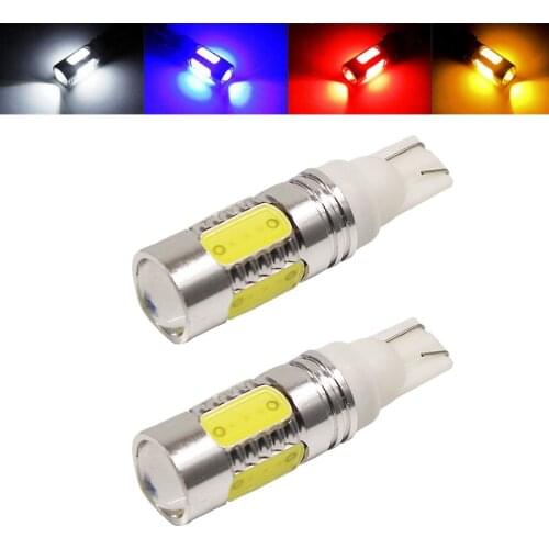 1PCS T10 W5W 194 168 7.5W COB DC12V LED Lights High Power Car Auto Wedge Side Turn Signal Lights Reverse Parking Backup Lamp