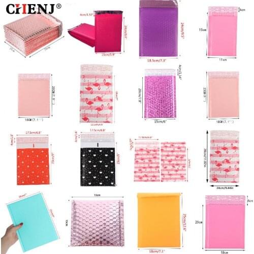 10pcs/lot Self Seal Padded Envelopes Bubble Mailers Poly Bubble Mailer Gift Bags For Book Magazine Lined Mailer Self Seal