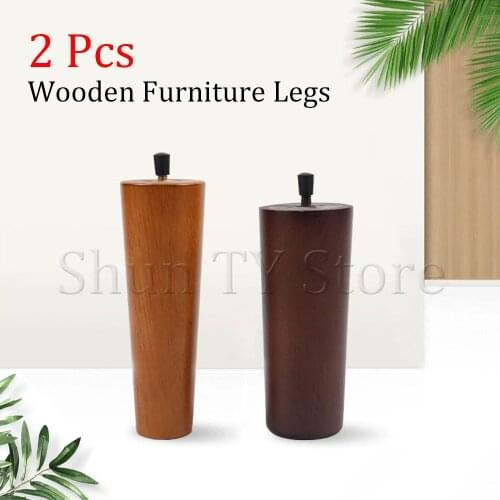 2 Pcs 160/180mm Solid Wood Furniture Legs As Replacement For Sofa Armchair Recliner Dresser TV Stands beds Wooden Furniture Legs