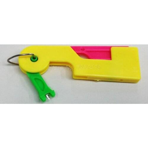 4000PCS Elderly Use Automatic Easy Sewing Needle Device Threader Thread Guide Tool