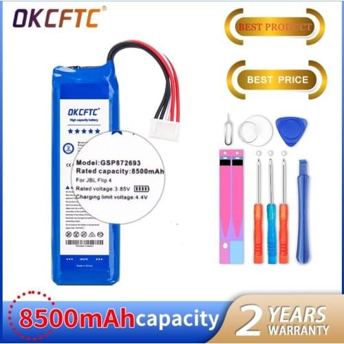 Speaker Battery for JBL Flip 4 Flip4 Special Edition GSP872693 01 Flip 3 Flip3 GRAY GSP872693 P763098 03