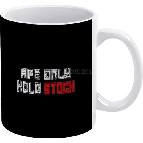 Ape Only Hold Stock White Mug Coffee Mug 330ml Ceramic Home Milk Tea Cups and Mugs Travel Gift for Friends Ape Onlya Hold Stocks