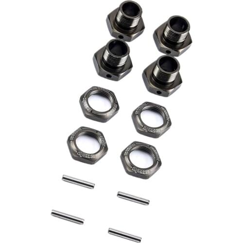 For Kyosho MP9 MP10 Steel 17mm Drive Shaft Couplers Tires Adapter Wheel Nut Hex Hubs IFW472GM Set Screws RC Car Upgrade Parts