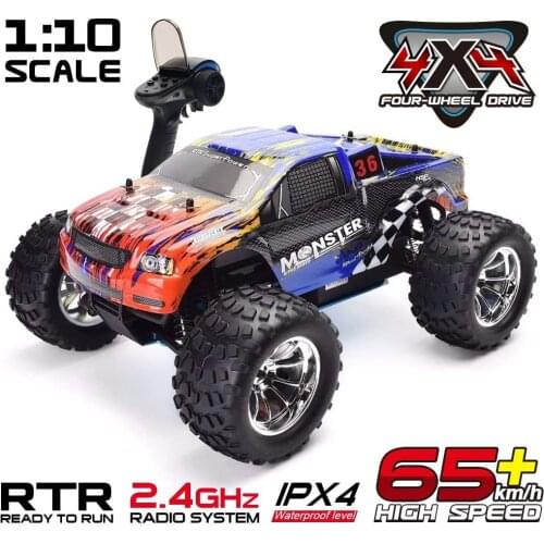 HSP 94188 1:10 four-wheel drive oil fuel foot car plastic empty frame large torque steering gear