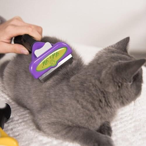 Pet Hair Shedding Tool for Dogs and Cats Shedding Dog Grooming Tool Effectively Reduces Shedding by UP to 95% Deshedding Brush