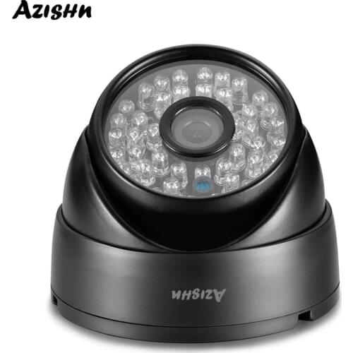AZISHN H.265AI Metal IP Camera 3MP 2304x1296 48IR Night vision Motion Detection HD IP66 Outdoor Indoor Dome XMEye CCTV Camera
