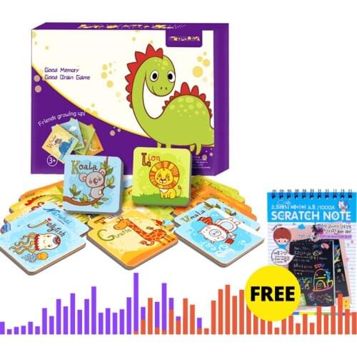 Montessori learning toy for children montessori materials Puzzle Match Jigsaw Early Education Children Game Word Pocket Card toy