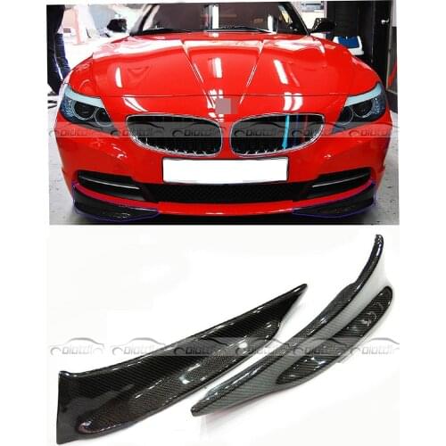 Carbon Fiber Front Bumper Lip Spiltters Lower Aprons Lip For BMW Z4 E89 2009-2013