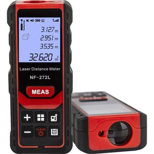 NF-272L 60M 80M 100M Laser Distance Meter Infrared Rangefinder Measure Device Digital Ruler Build Measure Instrument Test Tool