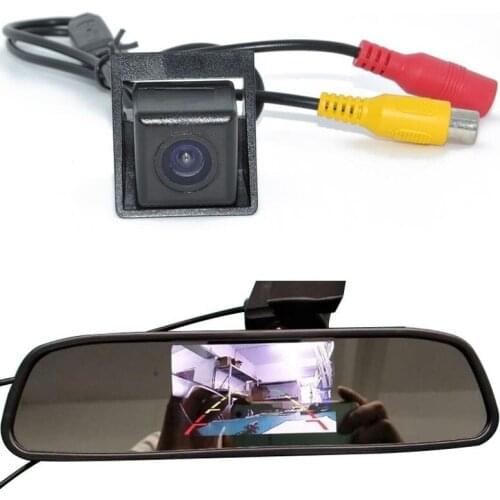 REARVIEW CAR PARKING CAMERA PARKING SYSTEMS 4.3" LCD REAR MIRROR SCREEM FIT FOR SSANGYONG KORANDO VEHICLE CAMERA 2011-2016 CAR