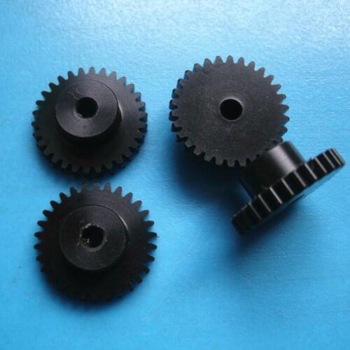 POM Gear 0.4M 45T 2.5/3MM For DC Motor Smart Car Model GOOD BLACK GEAR