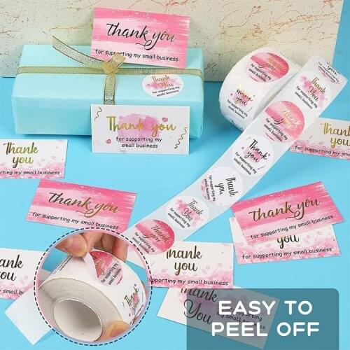 Greeting Thanks Cards/Stickers Thanks for Buying Shopping Purchase Online Retailers Appreciation Cards Parcel stickers