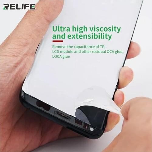 RL-053 50pcs/lot LCD Screen Remove OCA Rework Glue Tape for IPHONE Android Mobile Phone 5.6 inches 6.7 inches lcd