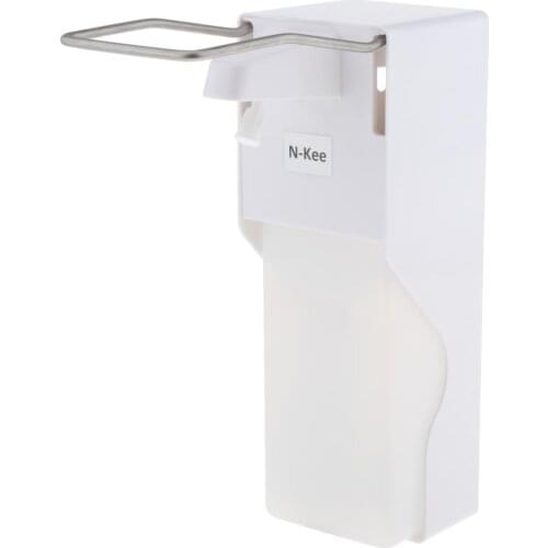 ABS Manual Soap Dispenser Elbow Press Soap Pump Wall-Mounted Sanitizer Dispenser For Home Hospital Hotel Bathroom 1000ml