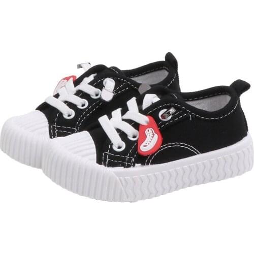 2021 Spring Sports Canvas Shoes Korean Casual Flats for Boys and Girls New Students Shoes School Fashion Non-slip All Match Hot