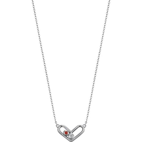 New Arrival Heart Pendant Necklace Fashion 925 Sterling Silver For Ladies Jewelry Gift
