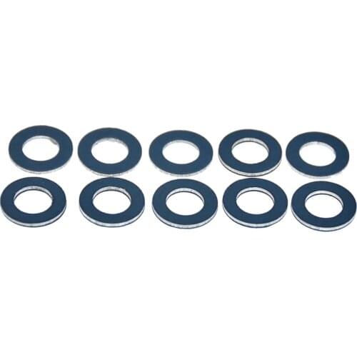 10Pcs 90430-12031 Car Oil Drain Sump Plug Washers Gasket 12mm Hole for Toyota Lexus 9043012031