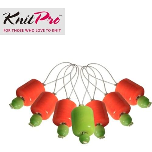 7 Pieces Knitpro Knitting Stitch Markers Bead Locking Stitch Marker DIY Craft Weave Tools Crochet Knitting Tool