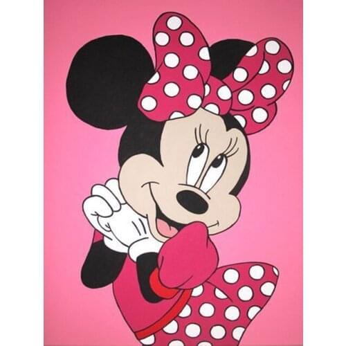 Full Diamond Embroidery Disney Disney Minnie Diamond Painting Mickey Mouse Cross Stitch Kit Home Decoration