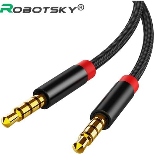 AUX Audio Cable Jack 3.5mm Speaker Cable Splitter Headphone for Computer Car MP3 AUX Cord Mic Audio Y Splitter Cable