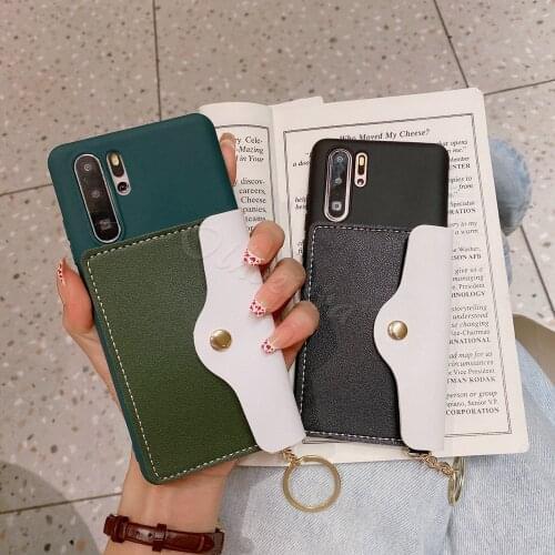 Liquid Bag Card Holder Slot Case For Huawei Y7A P Smart 2021 Plus Z 2019 Y8P Y7P Y6P Y5P 2020 Cover Wallet Pocket Silicone Funda