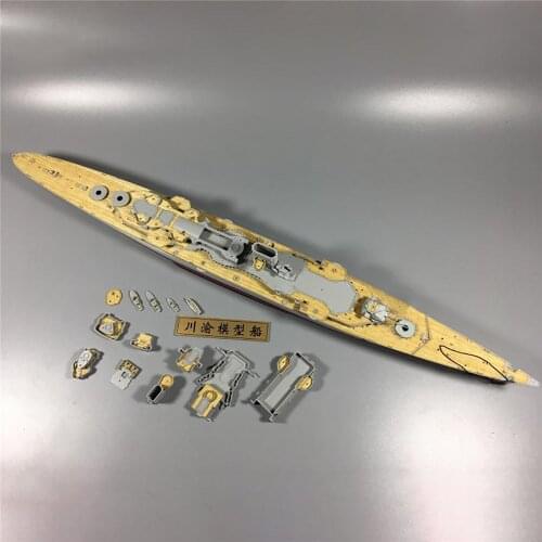 Decoration Wooden Deck for 1/350 Trumpeter Prinz Eugen 05313 Battleship Boat Accessories Parts