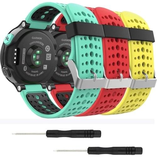For Garmin Forerunner 235 Band Silicone Strap Bracelet For Garmin Forerunner 220/230/235/620/630/735XT/235Lite watch Accessory