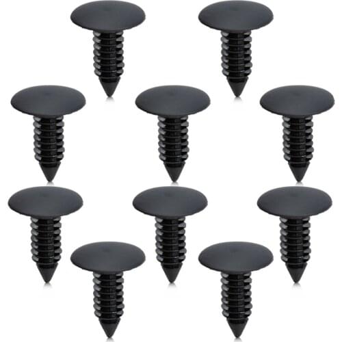 DWCX 10x Black Nylon Fender Liner Clips Retainer 6506293AA 6506005AA for Jeep Grand Cherokee 1999 - 2010 2011 2012 2013 2014