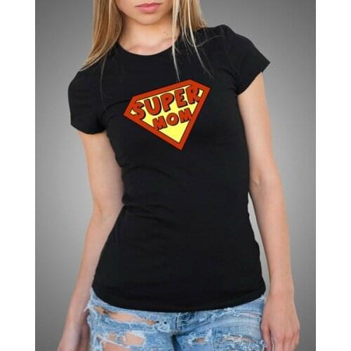 Supermom T-shirt Tshirt Gift for Mother Mommy Mom Super Mom Tee Shirt