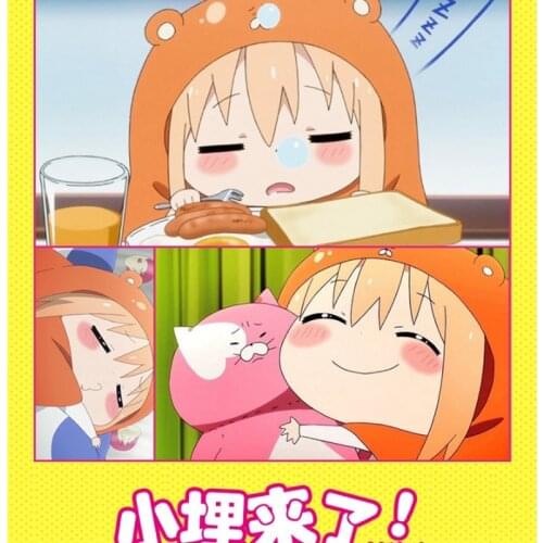Himouto Umaru-chan Cloak Doma Umaru Halloween Cosplay Costume Flannels Cloaks Blanket Soft Cap Hoodie