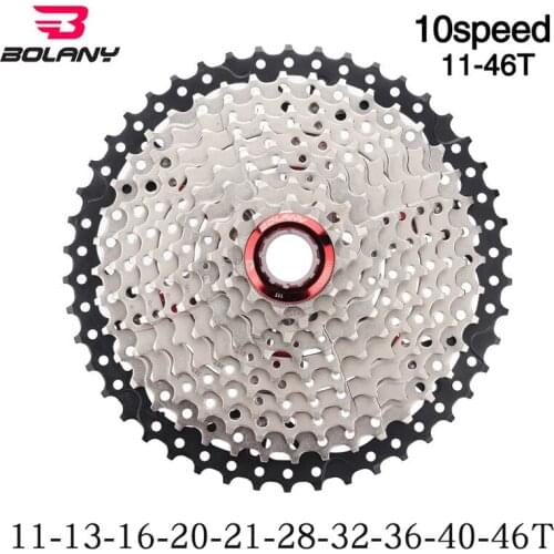 Bolany 10 speed cassette MTB 10V 11-50T 11-46T 11-42T 40T 36T mountain bike freewheel Wide Ratio ultralight bicycle flywheel