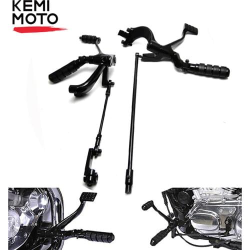 KEIMOTO For Sportster XLH 91-2003 Forward Controls Complete Kit Foot Pegs Levers Linkage Forward Controls Kit Pegs Levers