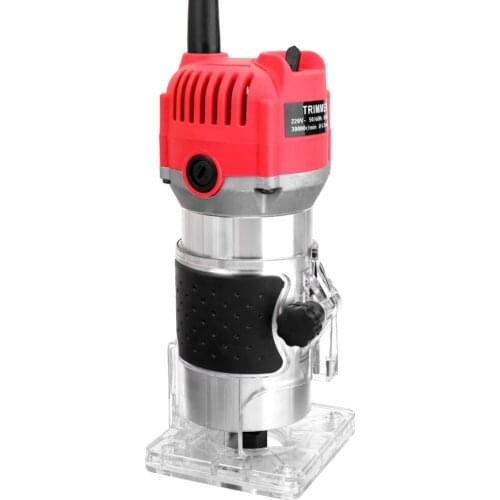 KKMOON Woodworking Electric Trimmer Electromechanical Wood Milling Slot Machine Trimming Machine Hand Carving Wood Router