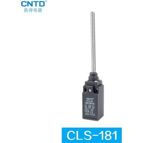 CNTD Travel Limit Switch Water Resistant Oil Stainless Steel Spring Rod Universal Momentary 1NO1NC 10A 250V CLS-181 TZ-9267