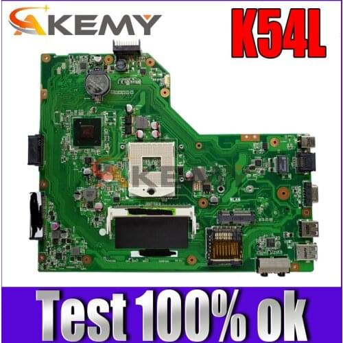 Akemy K54L Laptop motherboard for ASUS K54L K54LY X54H NoteBook Computer Test original motherboard REV2.0 GM