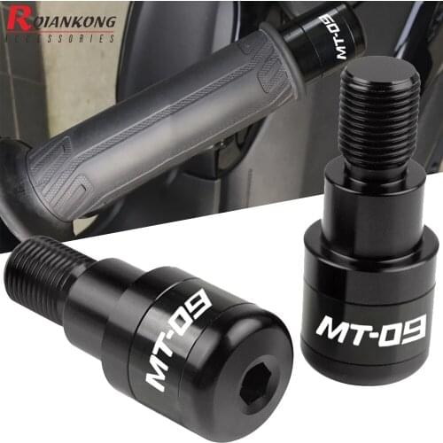 MT-09 TRACER Motorcycle Handlebar Grip Slider Cap Plug Handle Bar End For Yamaha MT09 13 2014 2015 2016 2017 2018 2019 2020 2021