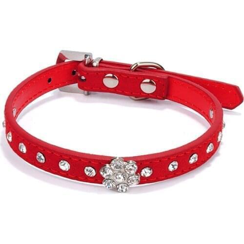Small Collars Kitten Shop Chihuahua Rhinestone Accessories Pet Cat Product Collar Necklace Supplies