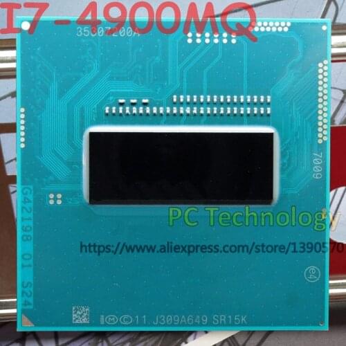 Original Intel Core I7-4900MQ SR15K CPU I7 4900MQ processor FCPGA946 2.80GHz-3.80GHz 8M Quad core free shipping