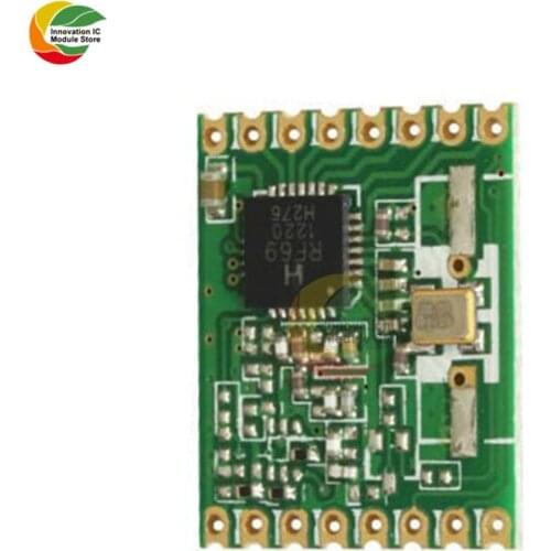 RFM69W 433Mhz 20dBm HopeRF Wireless Transceiver 433S2 Module Remote FIR Channel Filter Board Automatic RF Sensor