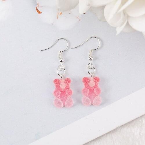 Earring For Women Gummy Bear Candy Drop Earrings Children Jewelry Custom Made Handmade Cute Girls Gift