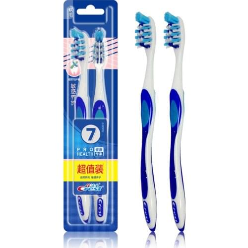 Crest Sensitive Gum Care Toothbrush Complete Deep Clean Soft Bristles Tooth Brushes Twin Pack Teeth brush