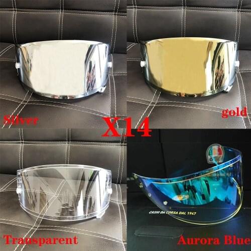 Helmet Visor for X14 X-14 Z7 Z-7 CWR-1 NXR RF-1200 X-spirit Model Motorcycle Helmet Visor X14 Motor Bike Accessories Parts