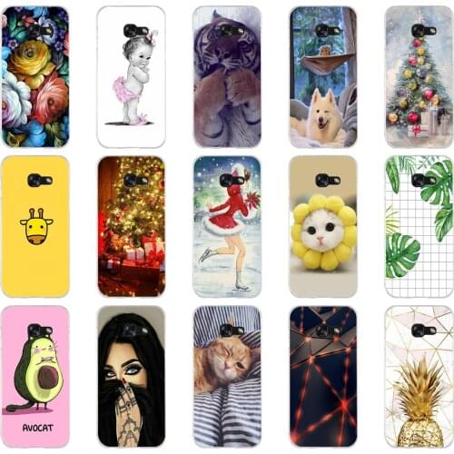 Silicone For Samsung A5 2017 2016 A50 Case Soft TPU Phone Case for Samsung Galaxy A 5 2017 Cover Coque Funda Skin shockproof 2